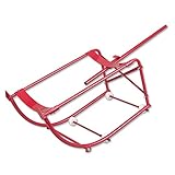 Groz Tilting 55-Gallon Movable Drum Cradle | 600-pound Capacity | Large 2-1/2” Diameter Non-Sparking Wheels | 4 Rigid Wheels | 55 Gallon Drum Stand (44374)