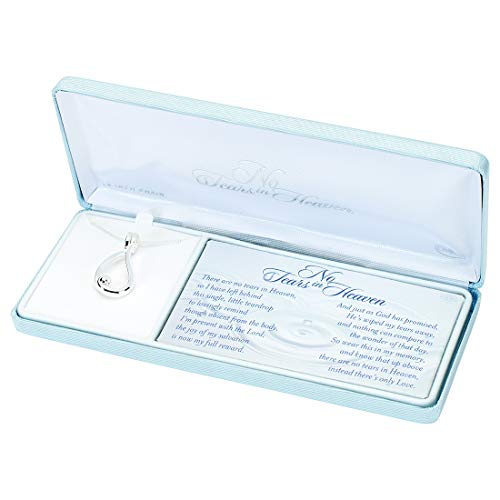 Dicksons No Tears in Heaven Bereavement 24 inch Women's Silver Plated Pendant Necklace4