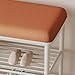 ABHNUGFS Simple Home Shoe Changing Stool, Entryway Shoe Cabinet, and Bench All in One.