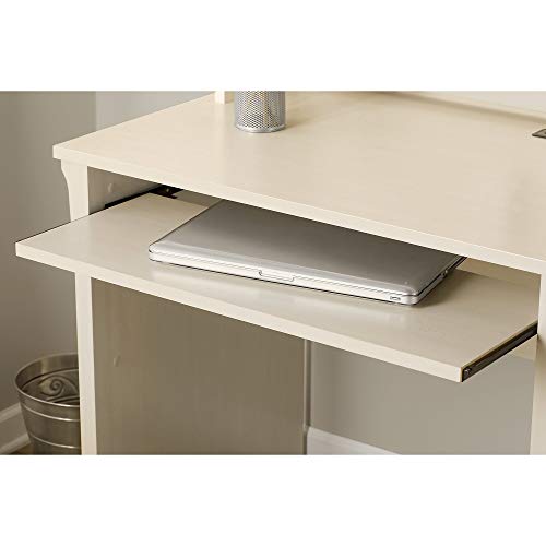 Bush Furniture Salinas Small Computer Desk With Hutch, Antique White #TOP3