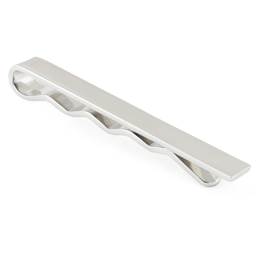 Peluche Twisted - Silver Tie Pin for Men (B01BOM4Q8E) Amazon Price History, Amazon Price Tracker