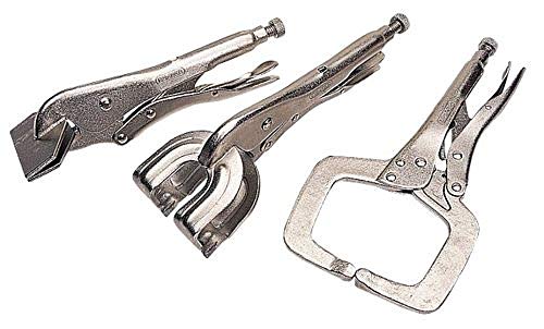 Draper 33836 Self Grip Clamp Kit, 3 Pieces , Blue