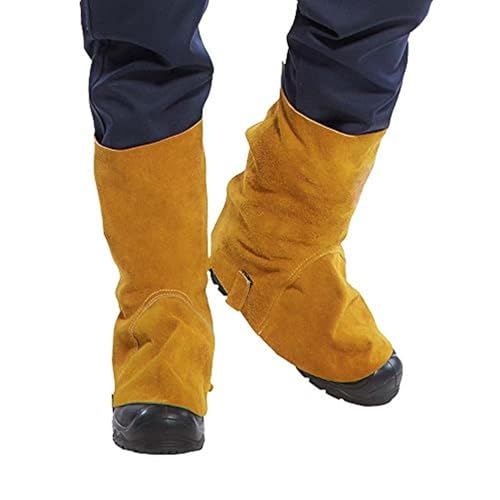Guêtres cuir Portwest SW32TAR robustes couleur bronze pour chantiers et ateliers