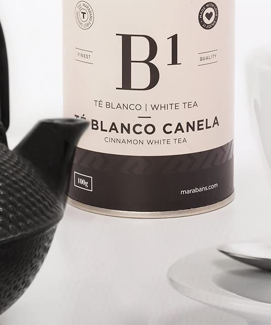 Marabans Té Blanco Canela pirámides 25 sobres sin gluten