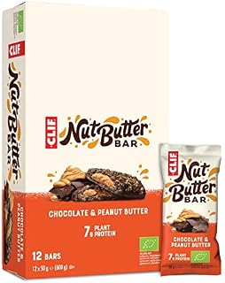 Clif Nut Butter Filled Chocolate Peanut Bar, 50 g, 12-Count