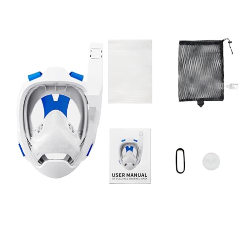 Máscara de snorkel seca de cara completa Sorandy para buceo recreativo y piscina