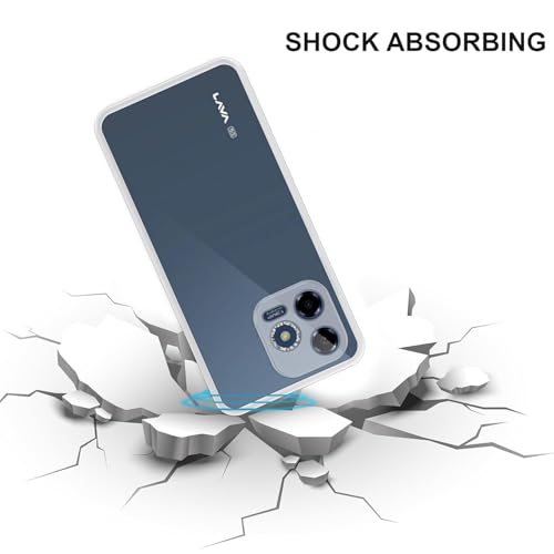 Image of Soft Silicone TPU Flexible Back Cover Compatible with Lava Shark 5G