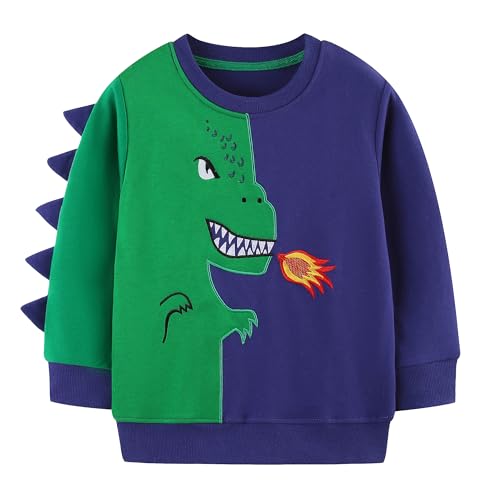 Tokeya Sudadera Niños Bebe Jersey Sin Capucha Manga Larga