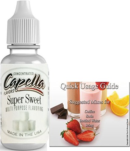 Capella Flavor Drops Concentrated Quick Start Bundle (Super Sweet Liquid Sucralose Sweetener, 13ml).