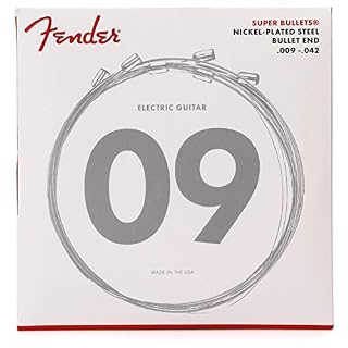 Fender 3250L 9 42 BULLETS Jeu de Cordes guitare électrique 9-42 - Les Beatles, Paul McCartney, John Lennon, RIngo Starr, George Harrison