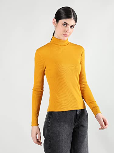 Image of Kepa Women Cotton High Neck Top Full Sleeve T Shirt
