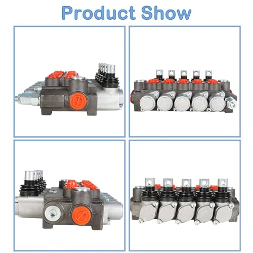 Hydraulic Control Valve, 5 Spool 13 GPM 3600 PSI SAE Ports, Double Acting Hydraulic Valve for Tractors Loaders Log Splitters by TJHSM - Used condition - Image 6