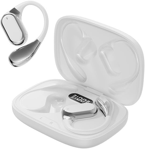 Air Conduction Does not Enter The Ear Sports Headphones (Beige)