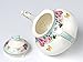 Jusalpha Royal Floral Fine Bone China Rose Vintage Teapot (G)