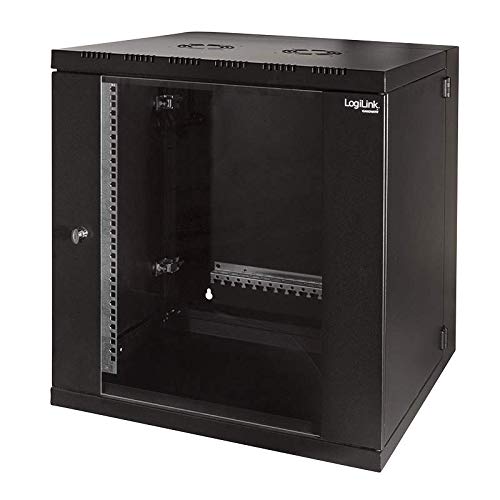Preisvergleich Produktbild LogiLight 19 Zoll Wandgehäuse Zweiteilig 9HE (600X650 mm), schwarz