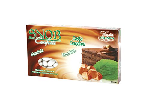 Confites Crispo Snob - Gusto crema o frutas - Paquete de 500 gr - Ideal como souvenir para bodas Gianduia