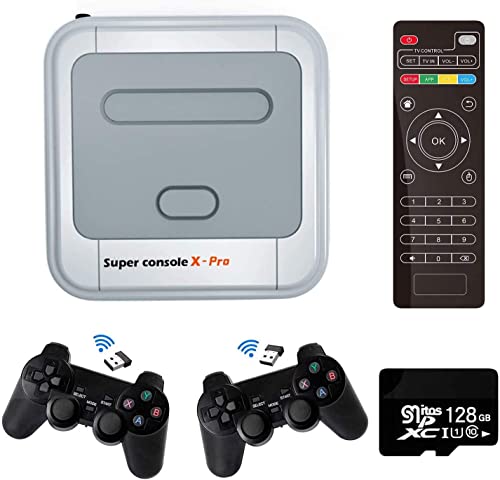 Uscita HDMI 4K: questa console per videogiochi è adatta per TV 4K, supporta la connessione HDMI/AV, qualità dell'immagine ad alta risoluzione 1080P e possiamo facilmente godere di videogiochi vivaci ed emozionanti su un grande schermo. Plug and Play, la qualità grafica è molto buona, in modo da poter godere di emozionanti videogiochi retrò.