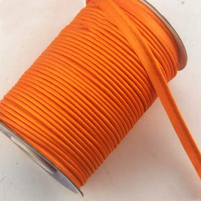 Dalab 10mm Polyester Satin Bias Piping with Cord Bias Binding Tape for Sewing DIY Handmade Accessori