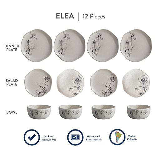 Corona-Dinnerware-Set-12-piece-Plates-and-Bowls-Set-Ceramic-Sets-for-4-Microwave-and-Dishwasher-Safe-Elea-Floral-Design