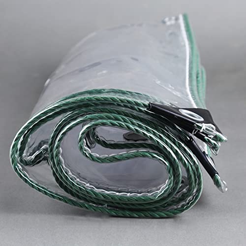 L-HXXS87 Turp de PVC Transparente, Tarpin Impermeable al Aire Libre, Durable, Lluvia, Lluvia Delgada Casa de Greening Garden Garden House House Club de Cultivo Agricultura, Hoja de Lluvia