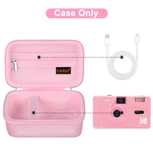 Funda rígida Canboc para cámara KODAK EKTAR H35 rosa miniatura 2