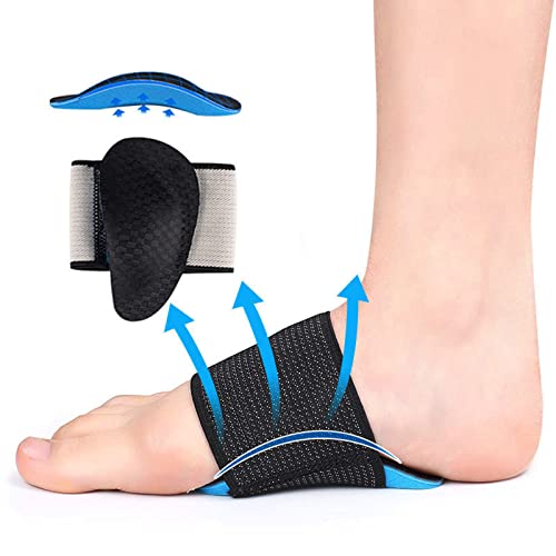 WSXKA Arch Pad Support Einlegesohle, Flat Foot Arch Support Half Pad für Plattfußkorrektur, High Arch, Dämpfung Plantar, Fasziitis, Schmerzlinderung, Fußpflege Orthopädische Einlegesohle Cover