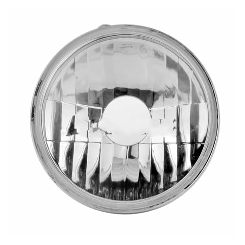 Phare de moto universel 5.75 pouces avec authentique lentille en verre