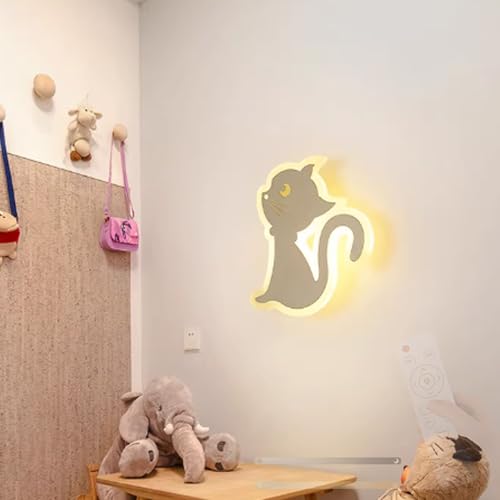 Aplique de pared infantil para evitar miedo a la oscuridad con luz regulable