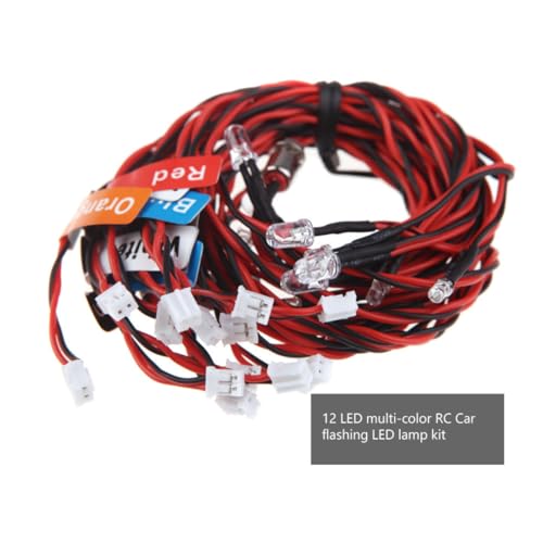 Kit de luces LED para coche RC con controlador integrado para Crawlers y Tanques 7