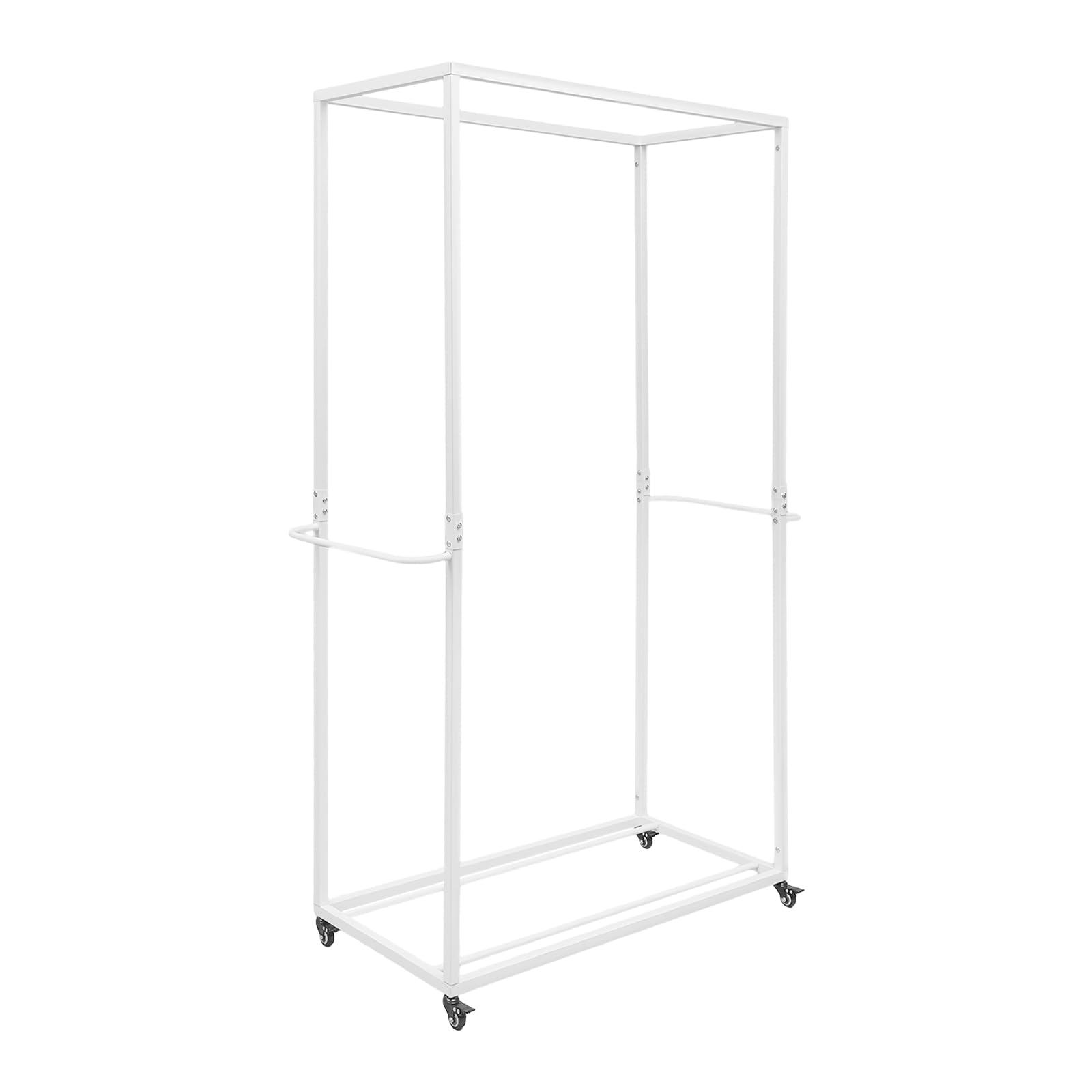 Carro plegable para silla de 100 kg, soporte para silla de hierro con 4 frenos, 105 x 50 x 192 cm, para sillas de comedor plegables, soporte para sillas de comedor para fiestas, hoteles y escuelas