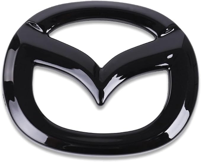 DLXYZML Schwarz 3D Emblem Set Für Mazda MX-5 ND (2023-2025) - Front & Heck Abzeichen Upgrade