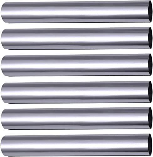 rukauf Schaumrollen-Formen 6er Set aus Edelstahl (12,4 cm x 2,5cm) Traditionelle Backform
