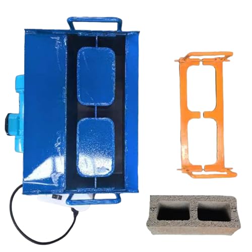 twostronking Máquina para Fabricar Bloques De Hormigón, Moldes Personalizables, Formación Rápida En 45 S, Presión Máxima De 23 Kn, Frecuencia De Vibración De 212 Veces/Min, 30 Ladrillos/H