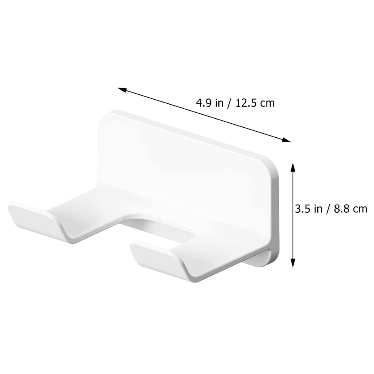 Gogogmee Hair Dryer Support Wall Hair Dryer Rack Corner Storage Rack No Drill Home Accessory