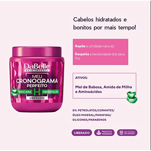 Dabelle, Kit Mascara Capilar Meu Cronograma Perfeito 1200G