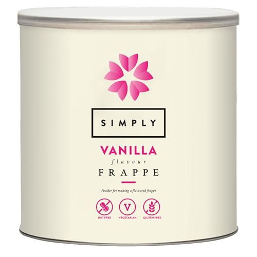 Simply Vanilla Frappe Powder Nut Free & Gluten Free Frappe Powder for Iced Drinks (1.75 Kg)