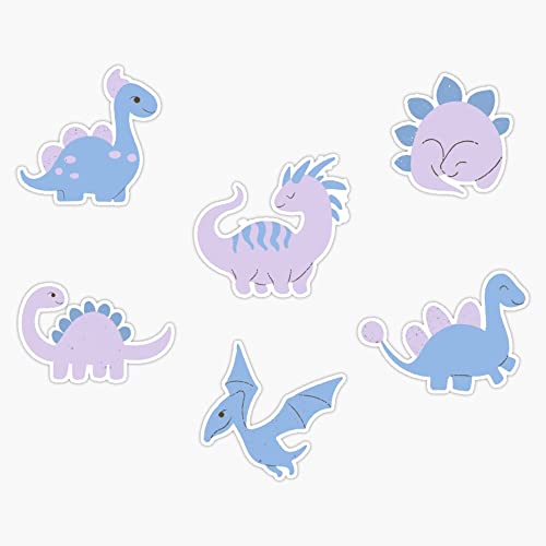 Vinilo decorativo dinosaurios pastel 5 pulgadas