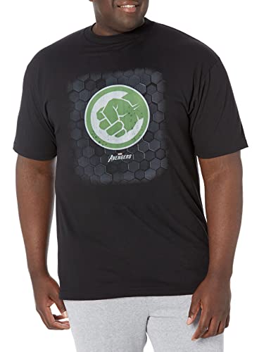Marvel Hulk Hex t-shirt homme col rond motif géométrique vert