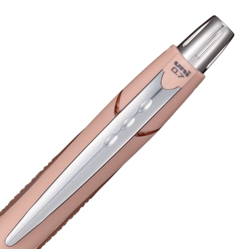 Image of Uni-Ball Jetstream RT Ballpoint Pen, Fine Point (0.7mm), Coral Barrel, Black Ink, 6 Pens
