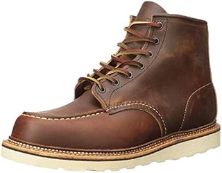Red Wing Heritage Men's Classic 1907 6-Inch Moc Toe Boot,Copper Rough & Tough,10