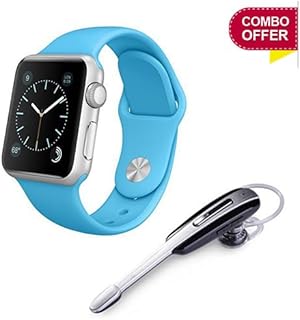 CELIXO A1 Bluetooth Smart Watch with Camera and Apps Like Facebook, Whatsapp, QQ, WeChat, Twitter, Health, Pedometer, Sedentary Remind & Sleep Monitoring (Blue)