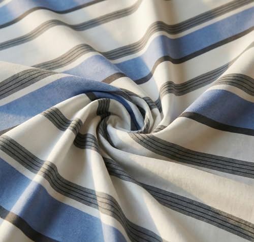 Image of VAS COLLECTIONS 300 TC Cloud Cotton Bedsheet Set Super King Size 108x108 Inch (275x275 cm) | Soft Breathable Double Bed Sheet with 2 Pillow Covers | Luxury Hotel Quality Bed Linen (French Blue)