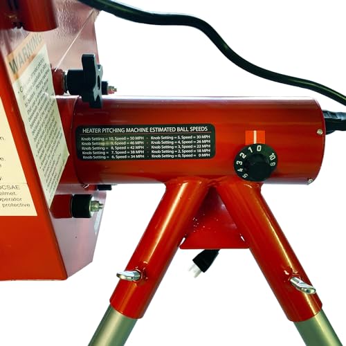 Heater HTR6000BBC Sports Heavy-Duty Baseball Pitching Machine W/Bonus Ball Feeder thumb #6