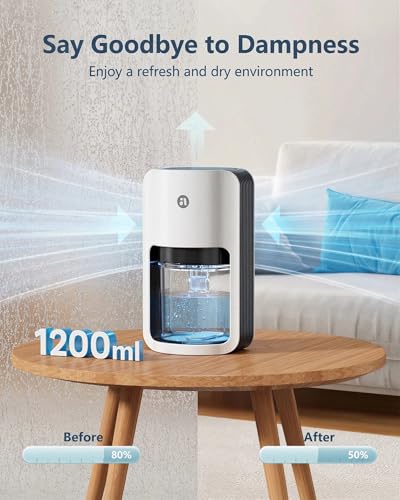 Image of avylo Small Dehumidifier for Bedroom,162 Sq.Ft 42oz with Auto Shut Off