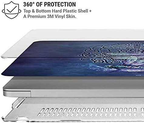 Skinit Case + Skin Compatible with MacBook Air 13in M1 (2021) - Tate and Co. Dragonfly Celtic Knot Design