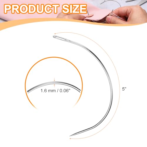 Aiguilles incurvées type C lot de 100 pour couture de tapis - 2
