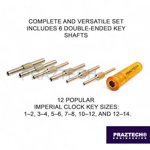 PRAZTECH Mainspring Let-Down Key Kit