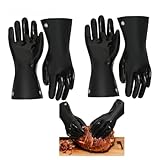 GAGAQI Insulated BBQ Gloves Heat Resistant/Flexible/No Stiff/Easy to Grip/No...