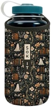 Sok It BotlSok Water Bottle Sleeve Insulated Neoprene Cover (Ghos...