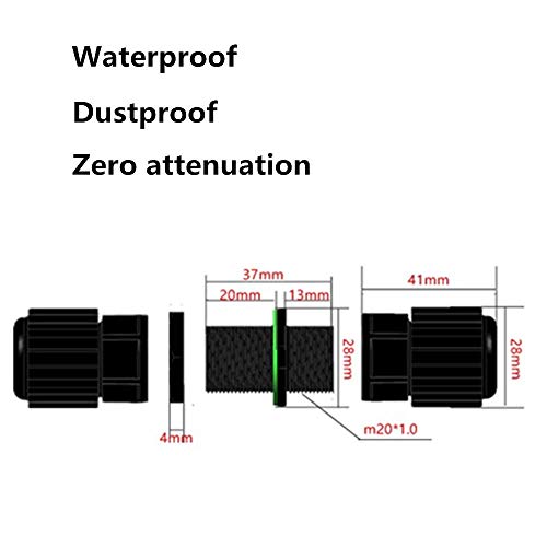 PENFLIN - 5 connettori impermeabili M20 RJ45, per